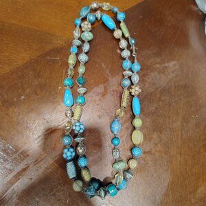 Teresa Goodall Strung Bohemian Inspired Beaded Necklace